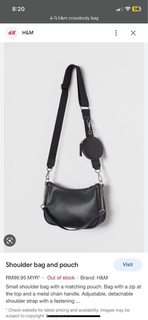 H&M Shoulder Bag and Pouch