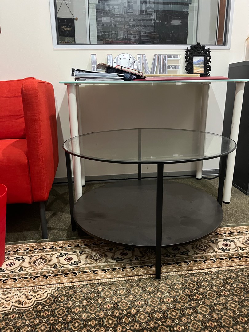 Ikea Glass Coffee Table, Furniture & Home Living, Furniture, Tables