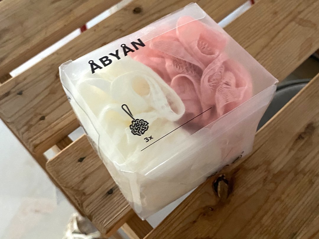 IKEA loofah pack, Furniture & Home Living, Bathroom & Kitchen Fixtures