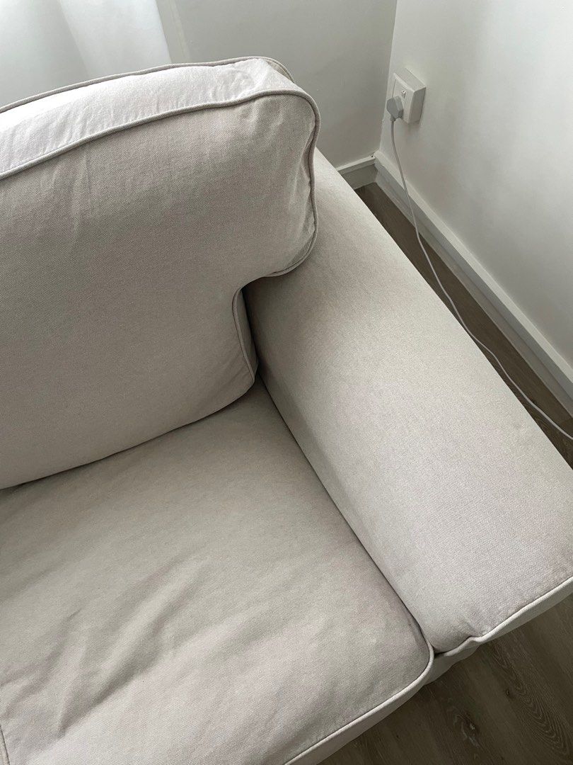 IKEA Sofa Cover for Ektorp 3Seater Sofa in Beige, Furniture & Home