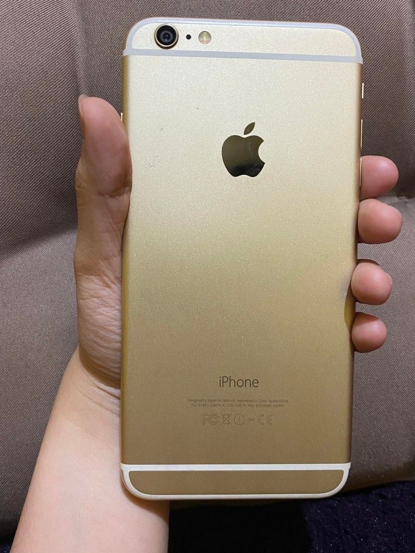 IPhone 6 Plus (Category: iPhone 6 Series) located in Caloocan City. Submitted by ranz119428 (Listing ID 1223885803, Image 2). Description: For sale! Original second hand.. 📌Iphone 6plus (₱7,000 only) 📌No box, no charger included. 📌SPECS ✓ COLOR: Gold ✓ STORAGE: 16 GB 📌NO ISSUE 📌 IMUS CAVITE 📌 DELIVERY VIA LALAMOVE 📌 GCASH PAYMENT.