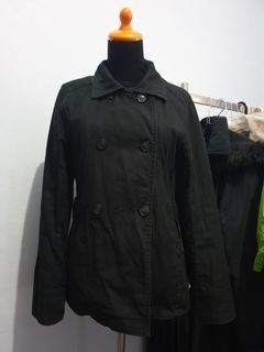 Jaket coat  bahan jeans