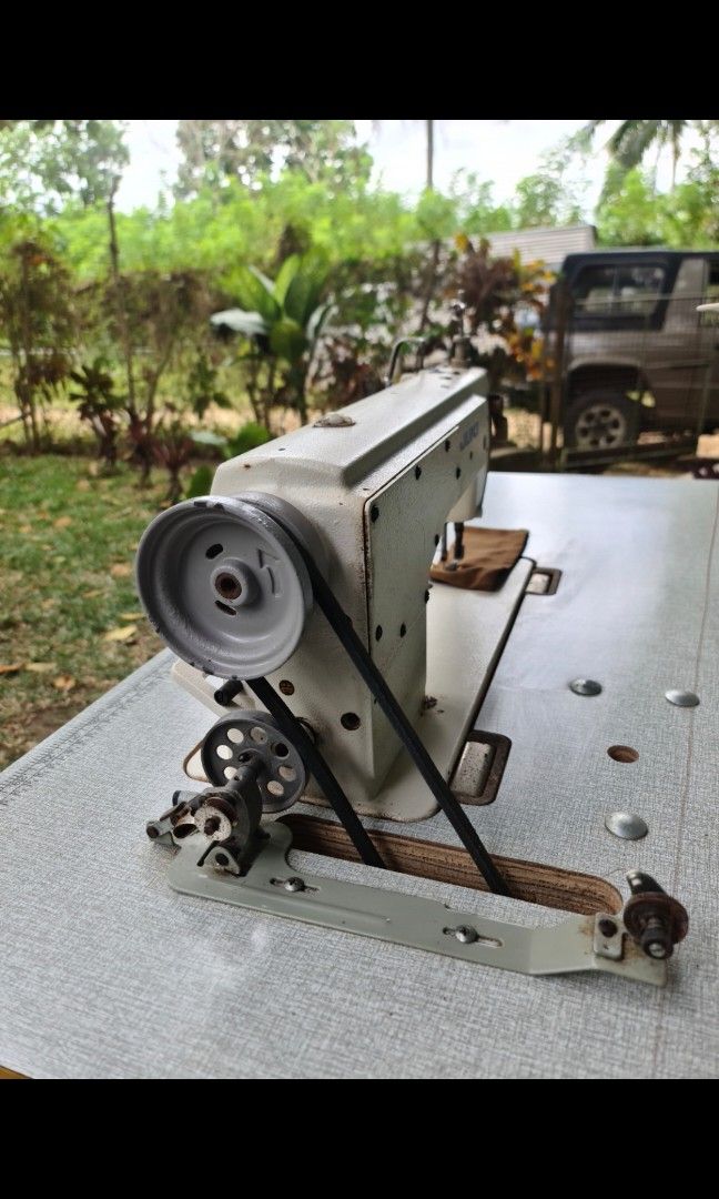 JUKI Heavy-duty SEWING MACHINE (Category: Industrial Equipment) located in Makati City. Submitted by harvesting_game (Listing ID 1223780063, Image 3). Description: Up for sale is our JUKI model DDL 8500 HIGH-SPEED, HEAVY-DUTY SEWING MACHINE. It was lightly used in our business to only stitch awnings made of feed sacks, for our Poultry building shade requirements. Never broke down. Comes complete with the unit, motor and table thus it's ready to u