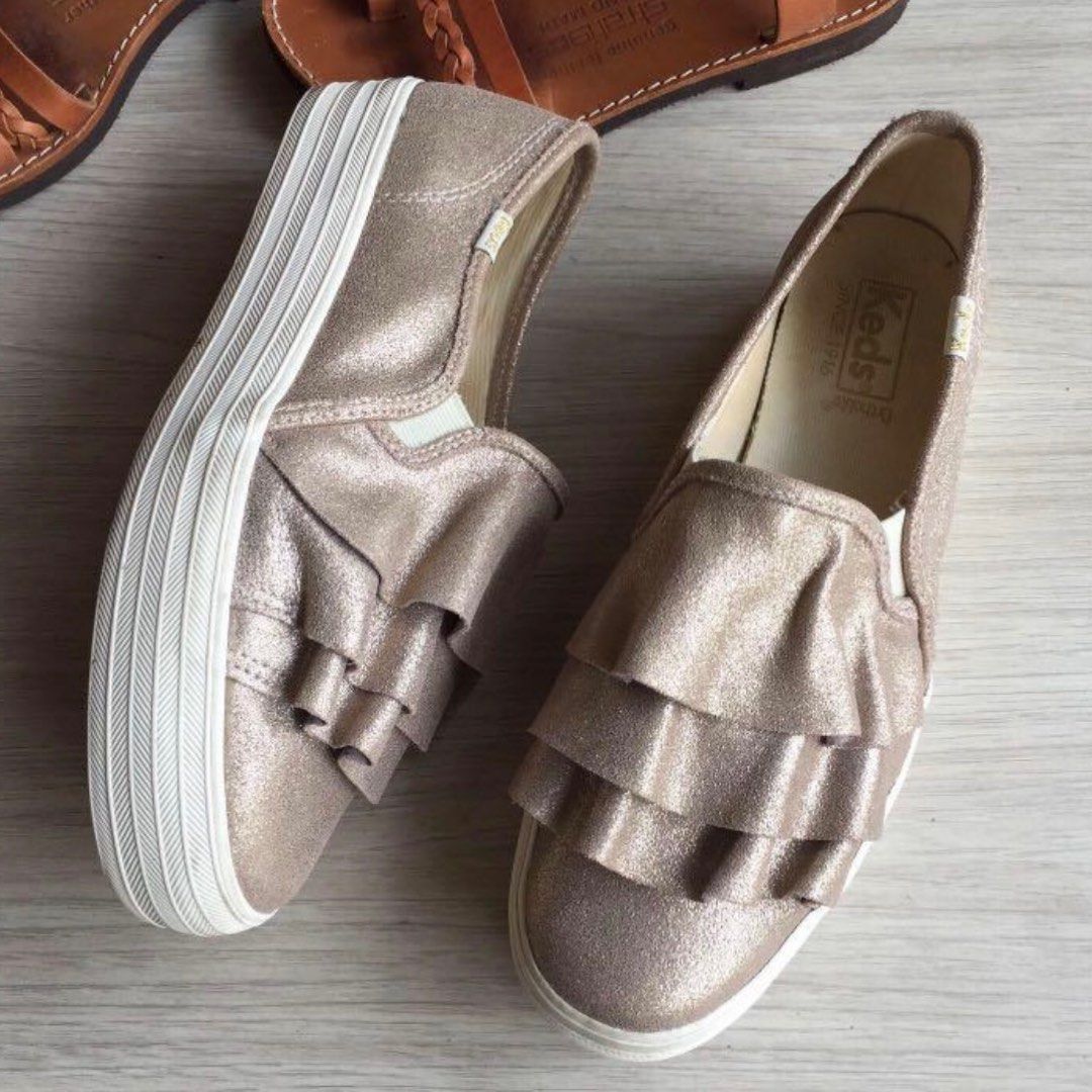 Keds triple ruffle top