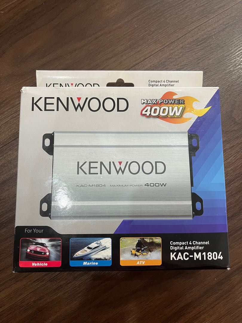Kenwood Car audio amplifier 400W, Audio, Soundbars, Speakers