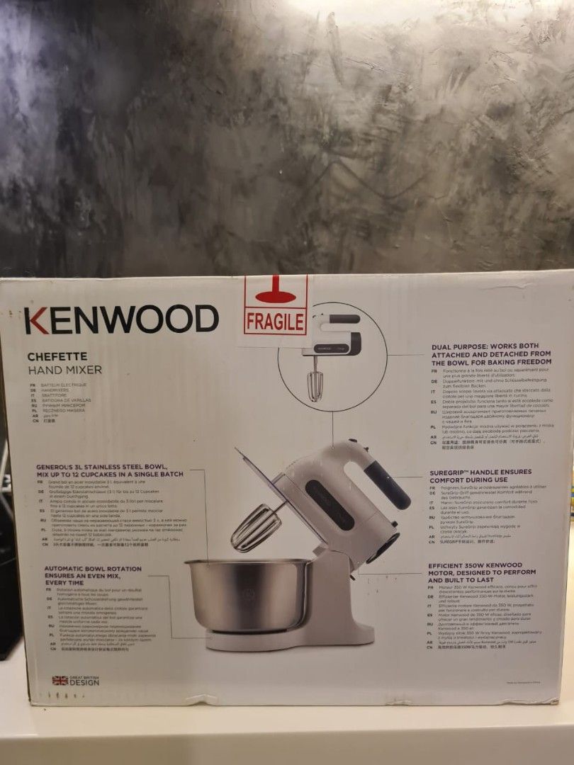 Kenwood Cake Mixer HM680 3L 5 Speed, TV & Home Appliances, Kitchen