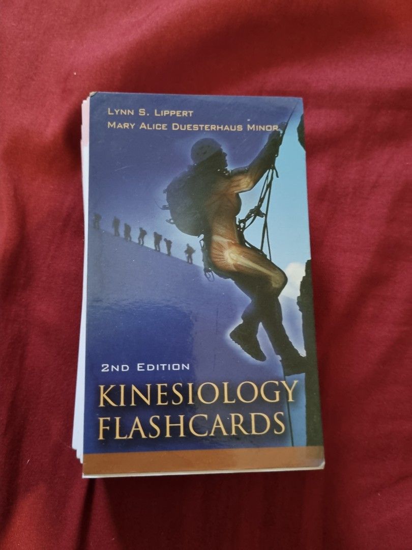 Kinesiology Flashcards on Carousell