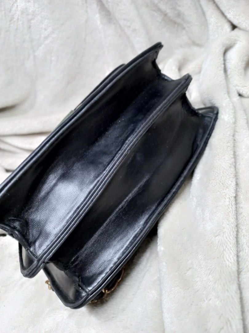 Leather flap two way bag, Women's Fashion, Bags & Wallets, Purses ...