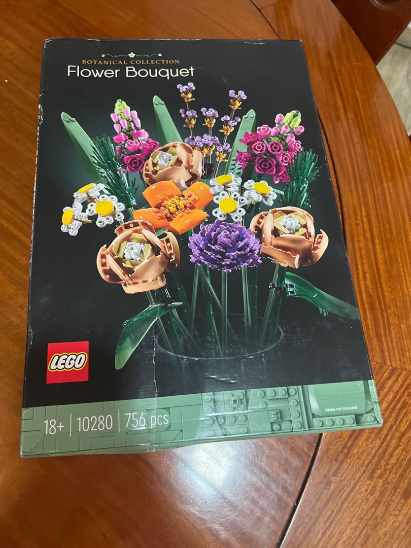 LEGO Flower Bouquet 10280 Building Kit; A Unique Flower Bouquet and Creative Project for Adults