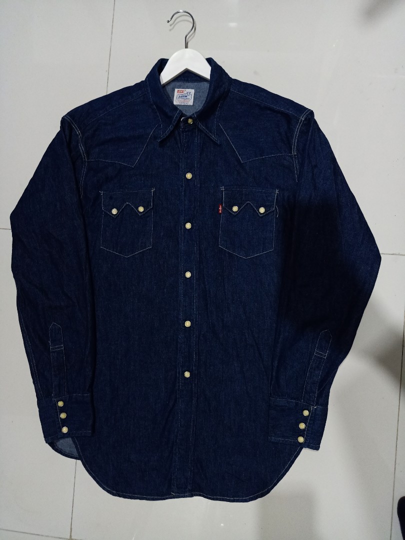Levis sawtooth made in valencia USA 555, Men's Fashion, Tops & Sets ...