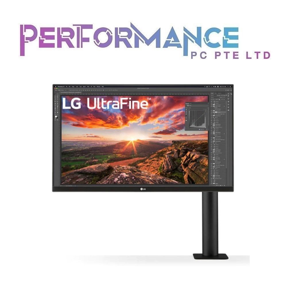 LG 27UN880-B 27'' UltraFine 4K UHD IPS USB-C HDR Monitor with Ergo ...