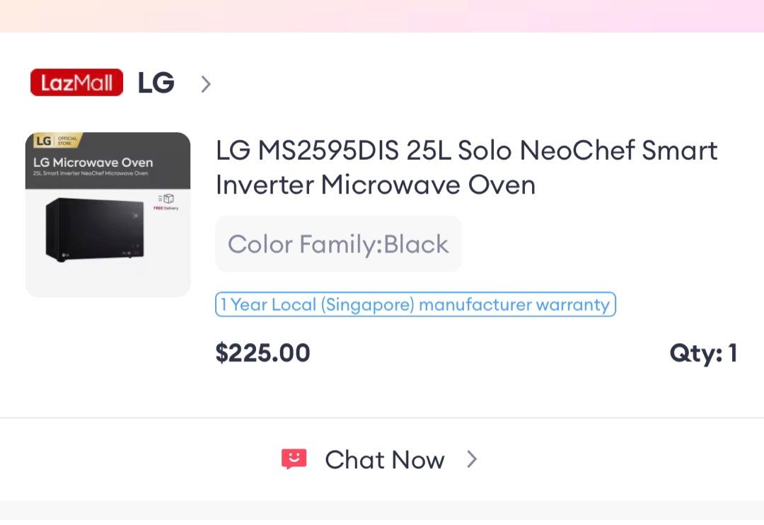 LG microwave inverter, TV & Home Appliances, Kitchen Appliances, Ovens