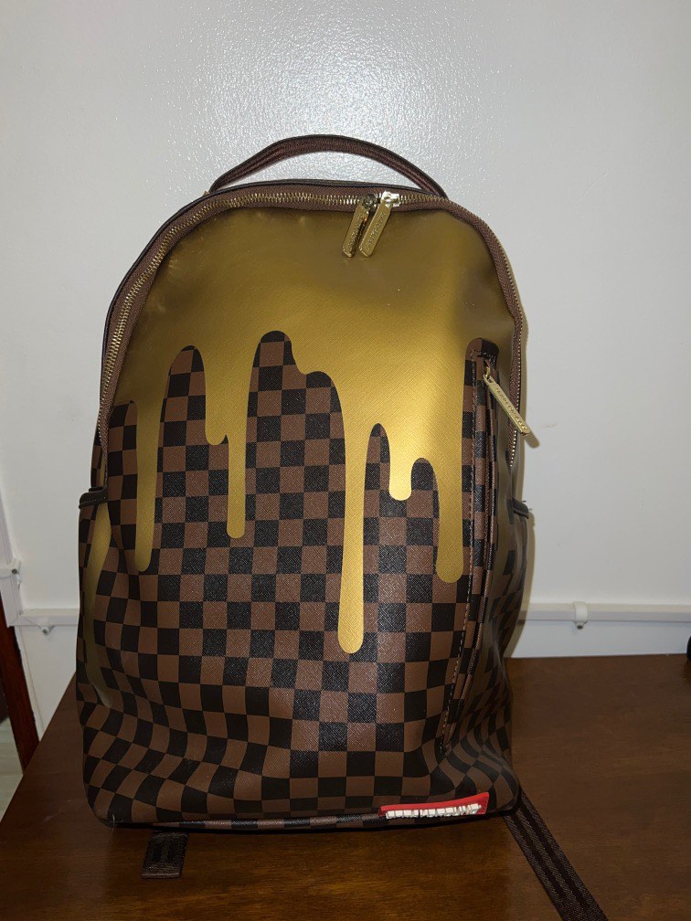 LIMITED EDITION SPRAYGROUND GOLDEN BACKBAG, Men's Fashion, Bags