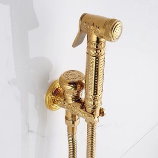 Luxury Bidet Gold Antique Style Bathroom Accessories
