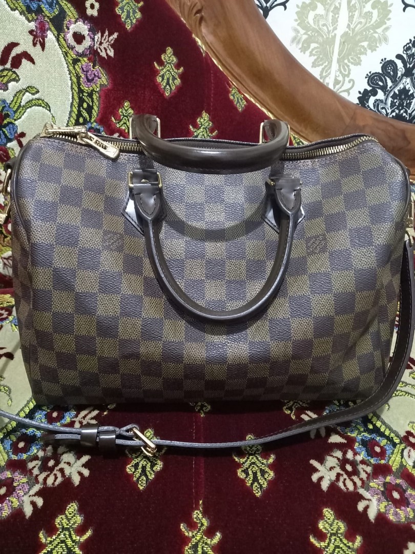 Louis Vuitton Speedy 30 Monogram SP0016 handbag, Barang Mewah, Tas & Dompet  di Carousell