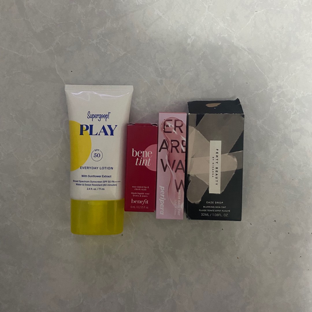 makeup clearance (fenty, supergoop, benefit, peripera) , Beauty