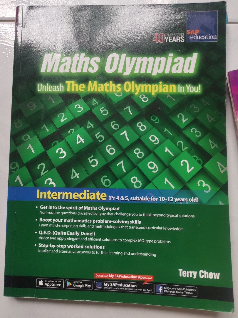 Math Olympiad, Intermediate, Hobbies & Toys, Books & Magazines