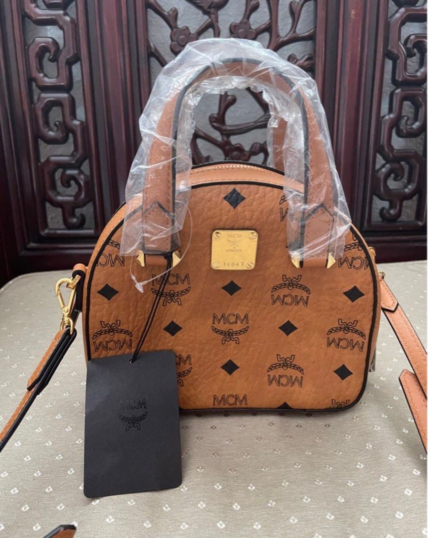 MCM Mini Half Moon Bag