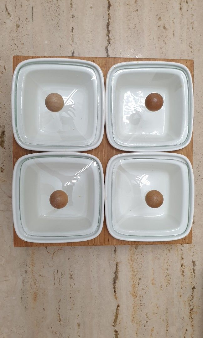 MEYA Food Condiments Ceramic Storage, Furniture & Home Living