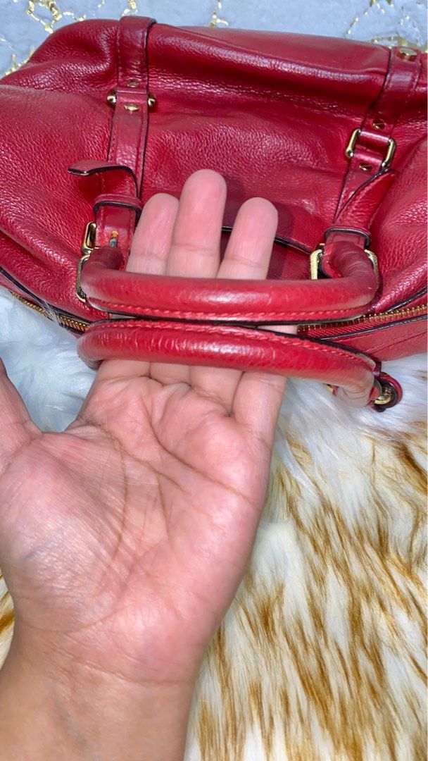 Michael Michael Kors Bedford Legacy Leather Shoulder Bag, Bright Red