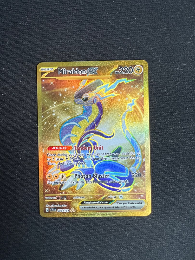 Miraidon ex display plexiglass senza carta pokemon - Vinted