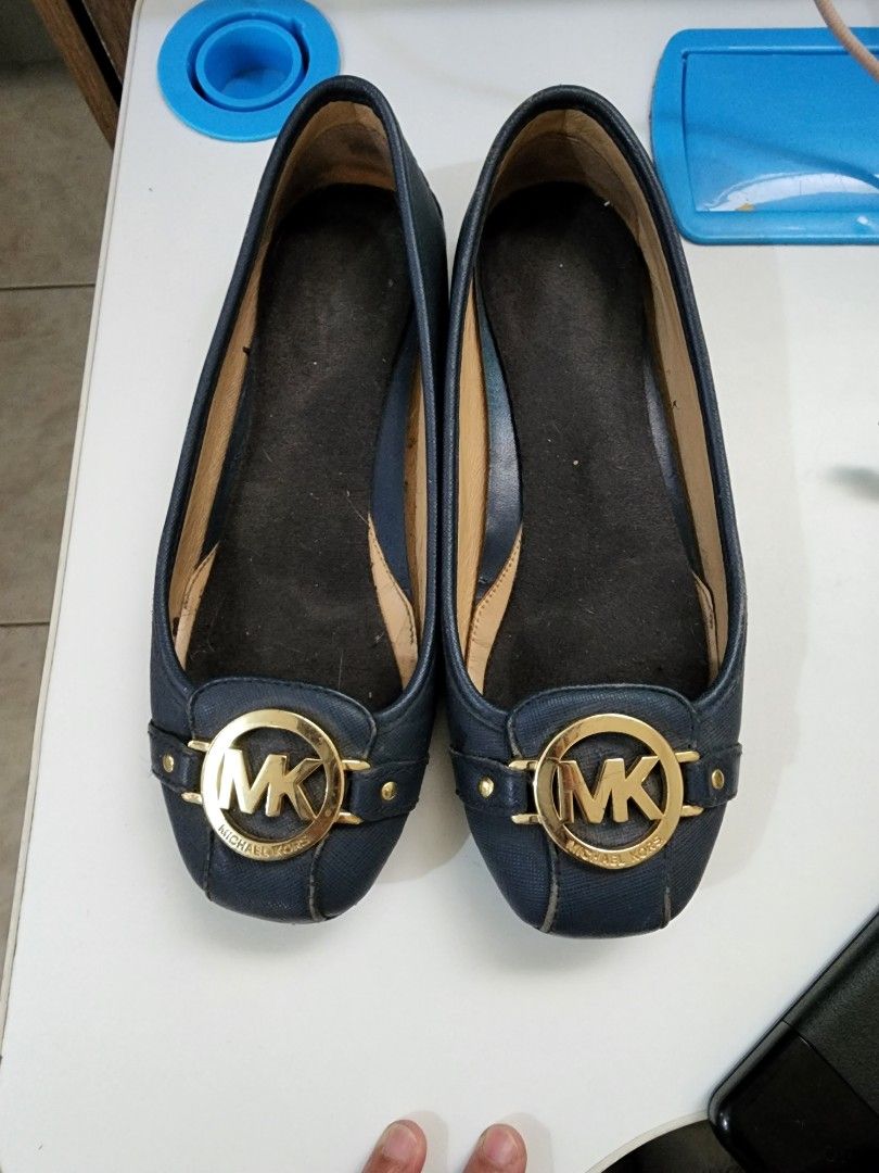 Flat shoes mk clearance