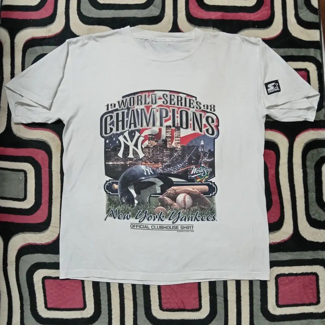 Vintage New York Yankees 1998 World Series Bootleg Shirt Size