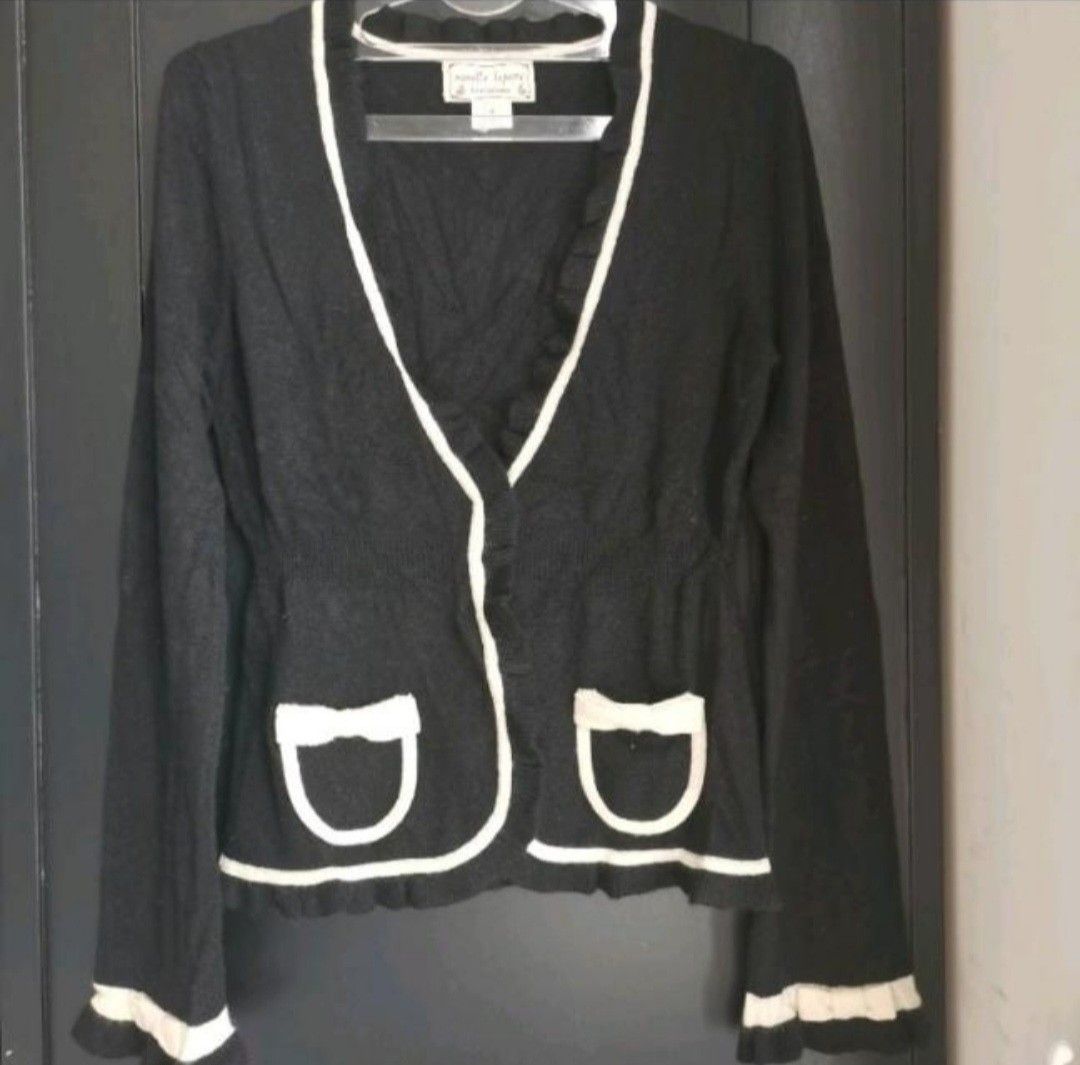 Nanette lepore cashmere cardigan on sale