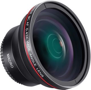 Neewer 55MM 0.43x Professional HD Wide Angle Macro Lens for Nikon D3400, D5600 and Sony Alpha Cameras