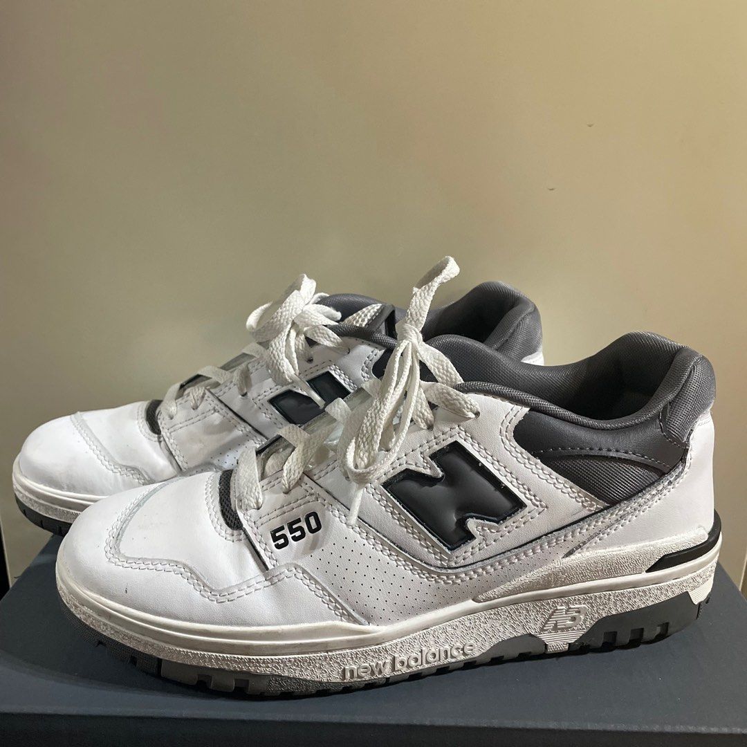 New Balance 550 灰白 US6.5(24.5cm) D楦 近全新台灣公司貨 BB550WTG