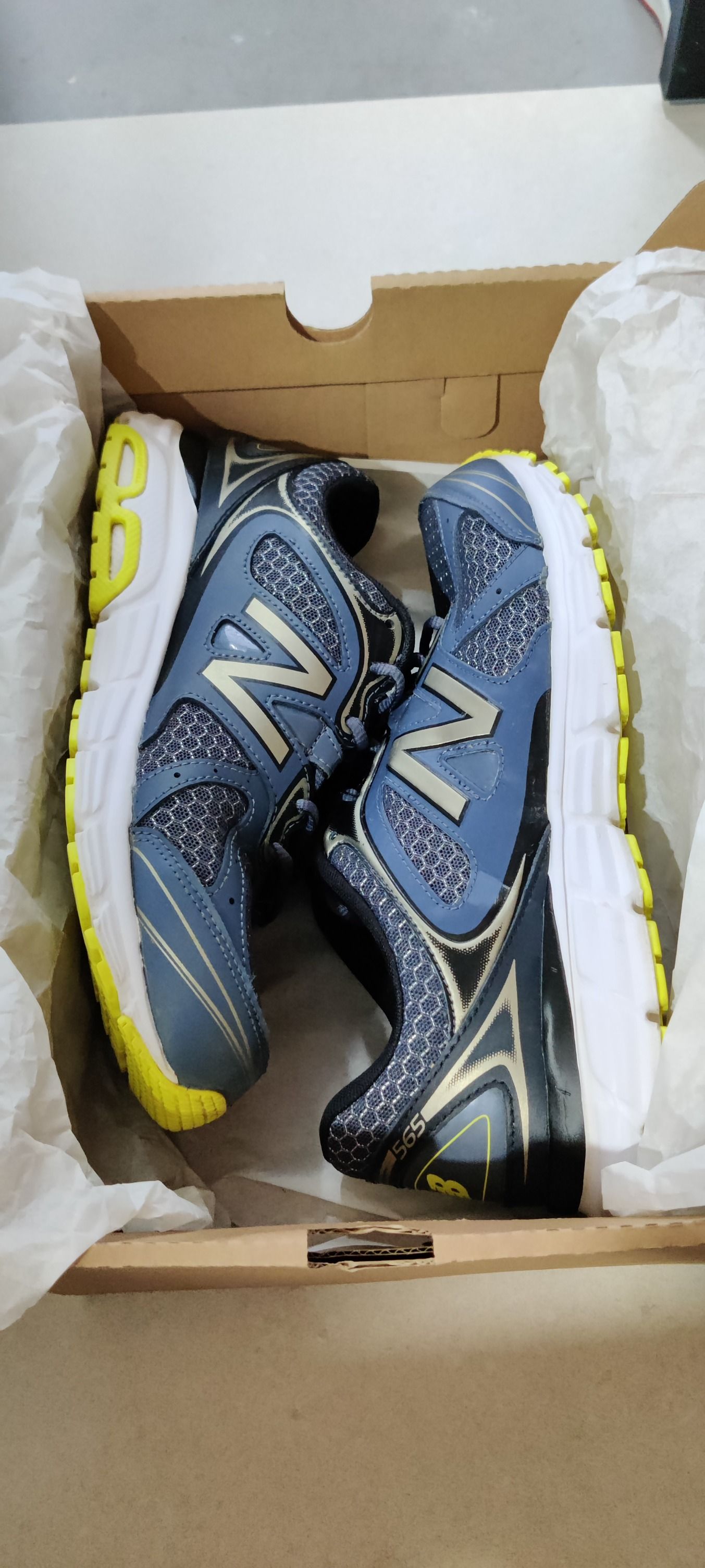 New balance 565 men sales yellow