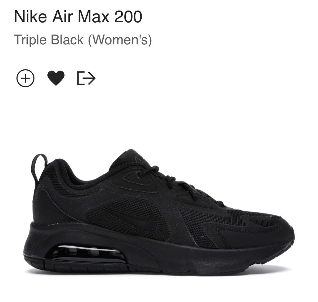 Nike air top max 200 noir