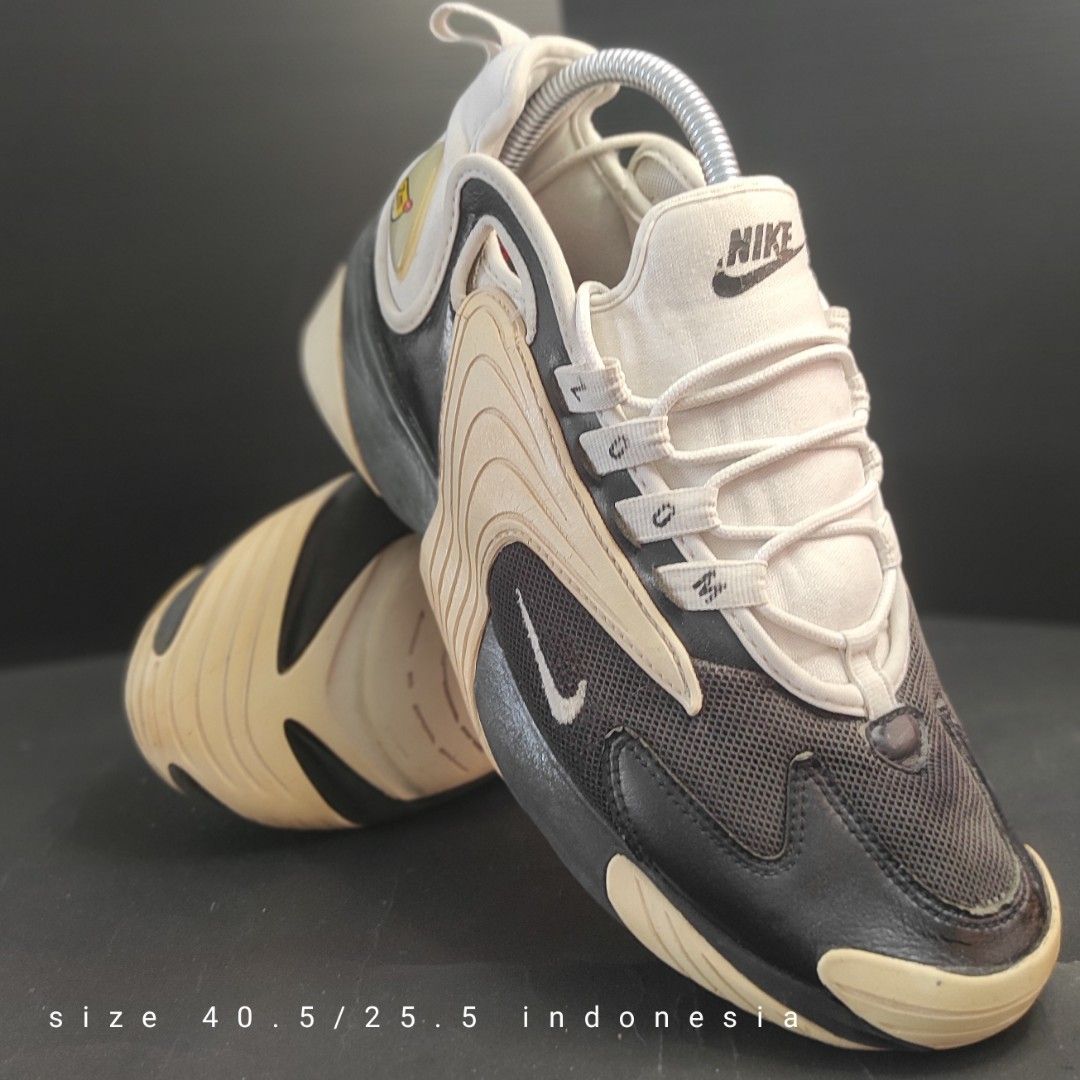 nike air zoom 2k black and white