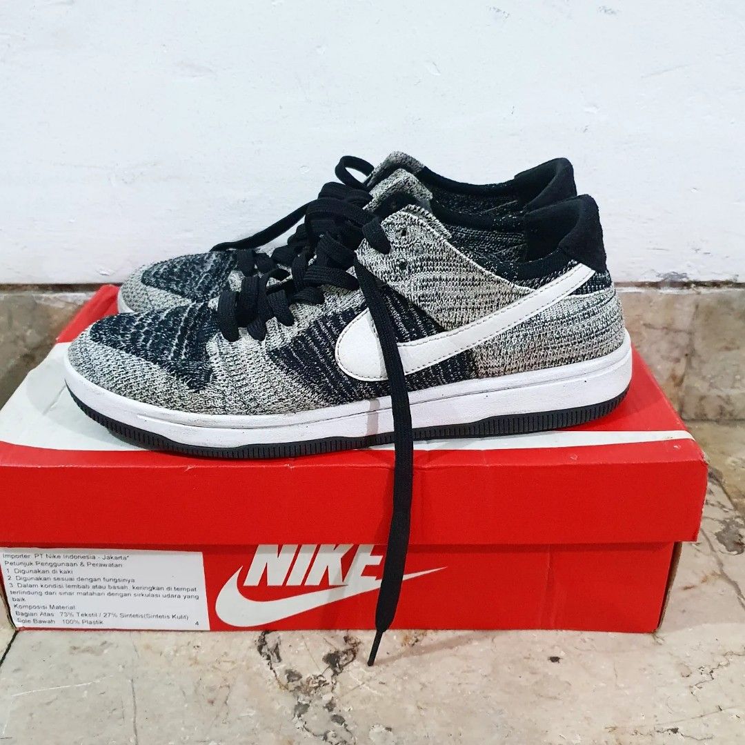 Nike dunk cheap flyknit oreo