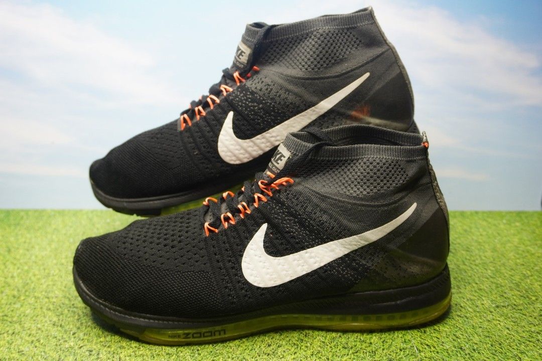 Nike Zoom All Out Flyknit 'Black White Volt' Size 45 Insole 29 cm, Fesyen  Pria, Sepatu , Sneakers di Carousell
