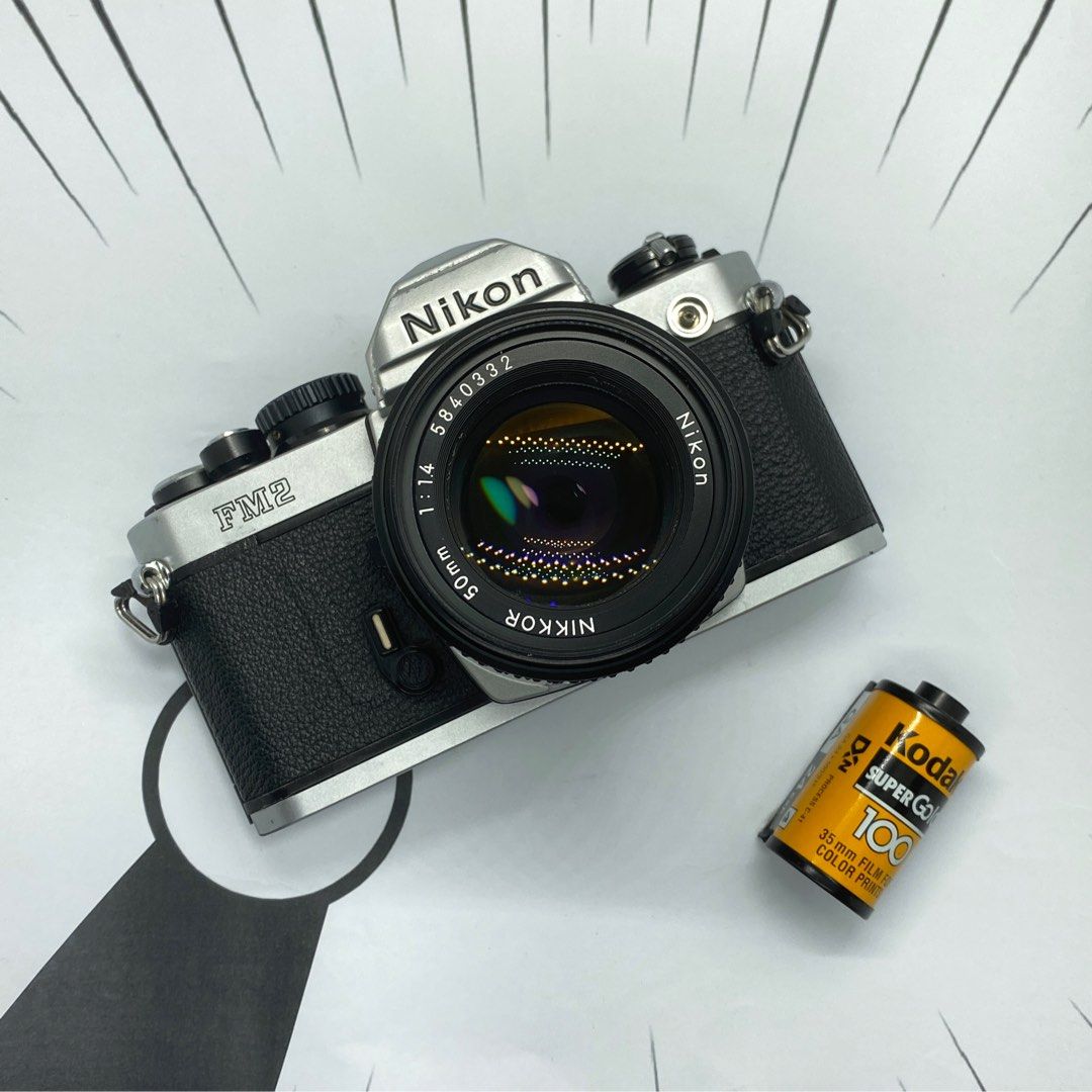 nikon new fm2 50mm f1.4等 レンズセット - フィルムカメラ