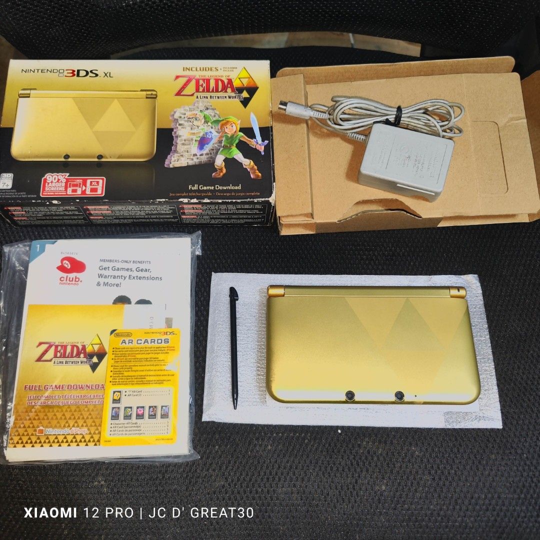Nintendo 3ds xl zelda edition Complete, Video Gaming, Video Game