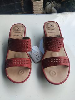 Obermain Sandal 5 zones - Red Cream Grey