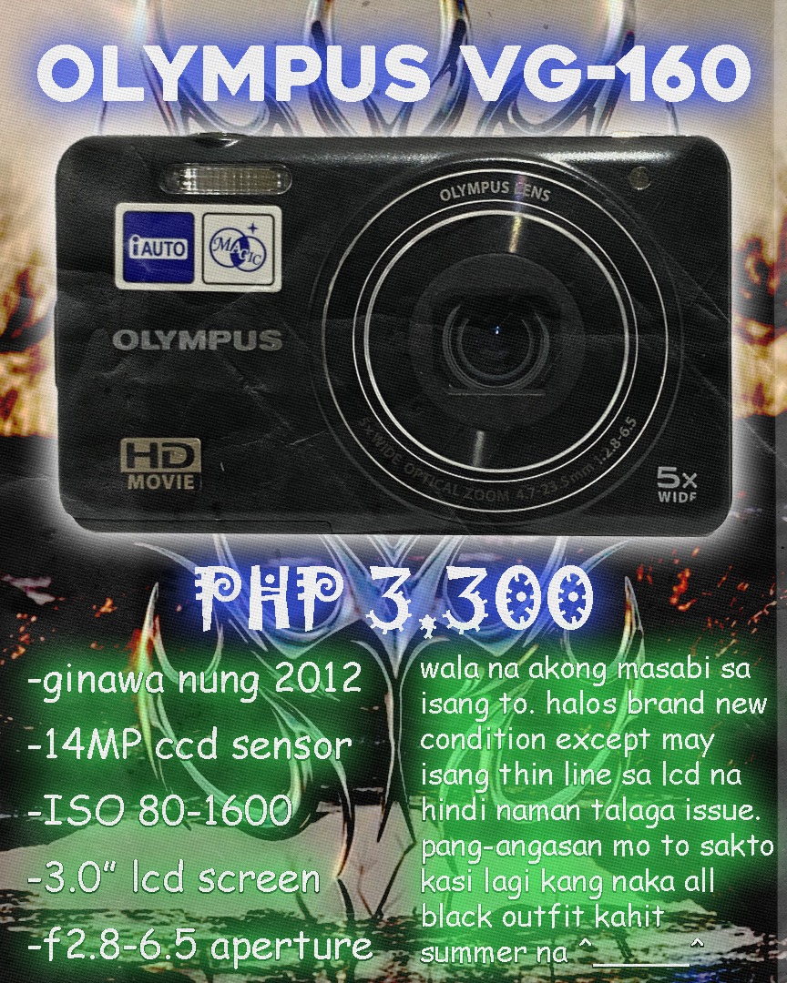 OLYMPUS VG160 digital camera, Photography, Cameras on Carousell