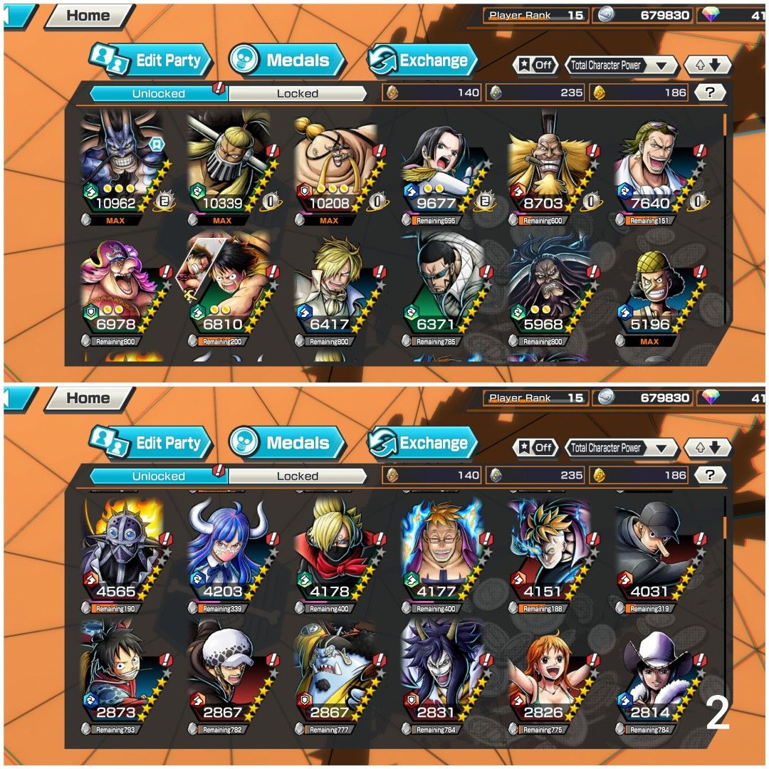 OPBR One Piece Bounty Rush Account Kaido Hybrid Extreme Legendary