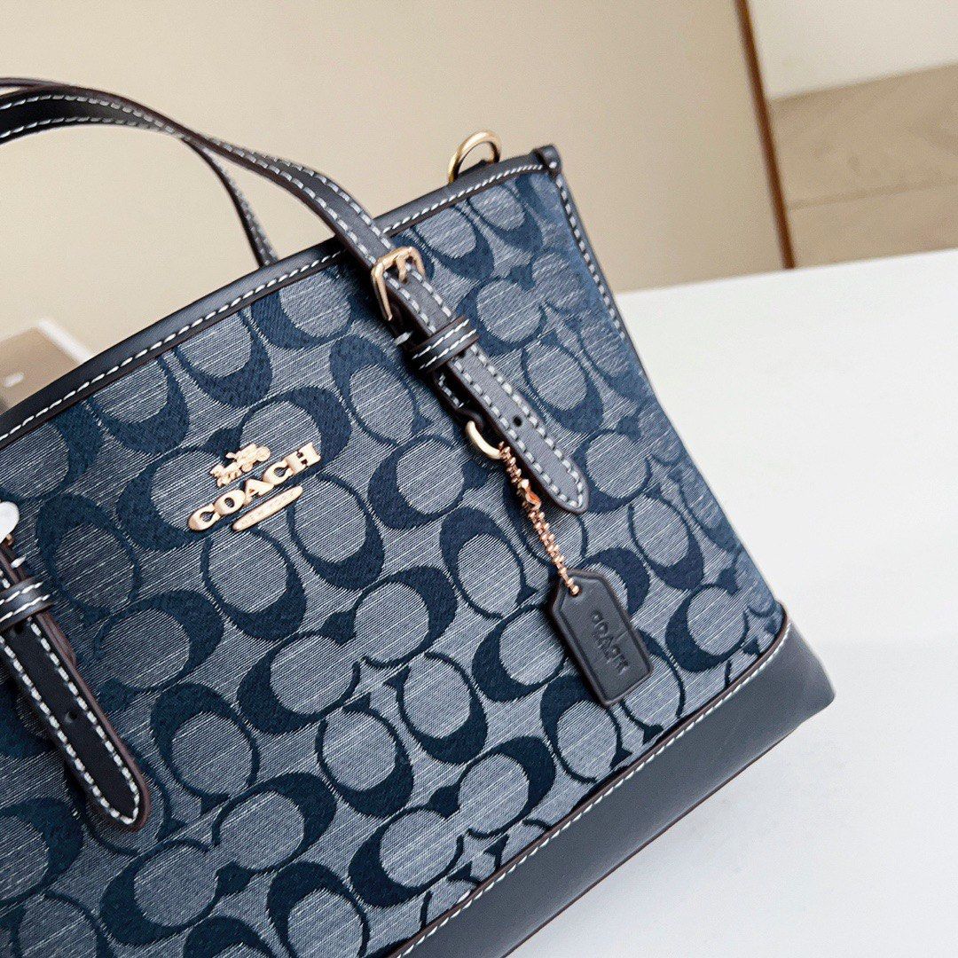 Original Coach mollie CH228 denim bag, Luxury, Bags & Wallets on Carousell