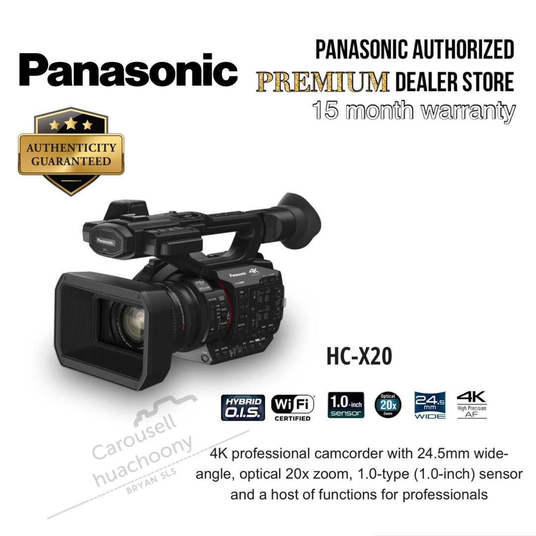 PANASONIC HCX20 4K Pro Video Cam ( 2023 Promotion ), Photography