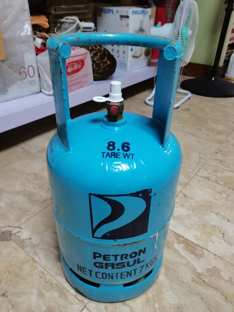 Petron Gasul 7 Kilo Empty Tank, Furniture & Home Living, Bathroom