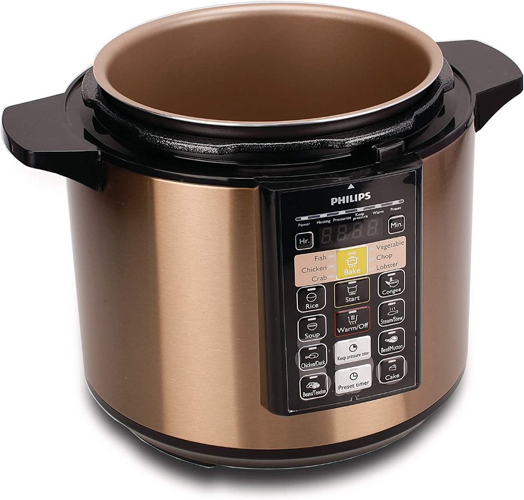 PHILIPS Viva Collection Electric Pressure Cooker 6L HD2139 62 TV Home Appliances Kitchen Appliances Cookers on Carousell