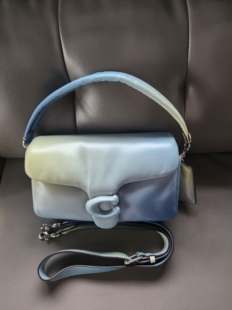 COACH Ombre Pillow Tabby Shoulder Bag 26 in Blue