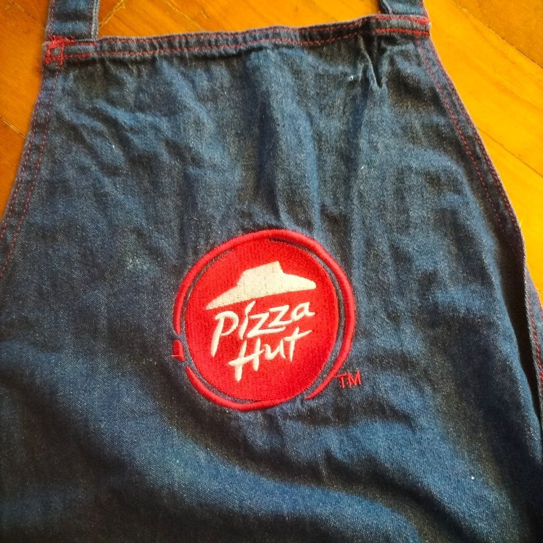 Pizza Hut denim apron, Everything Else on Carousell