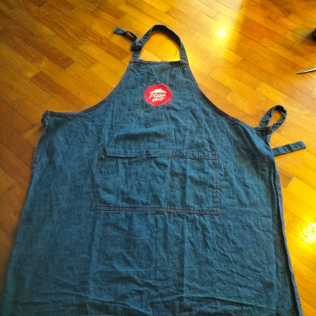 Pizza Hut denim apron, Everything Else on Carousell