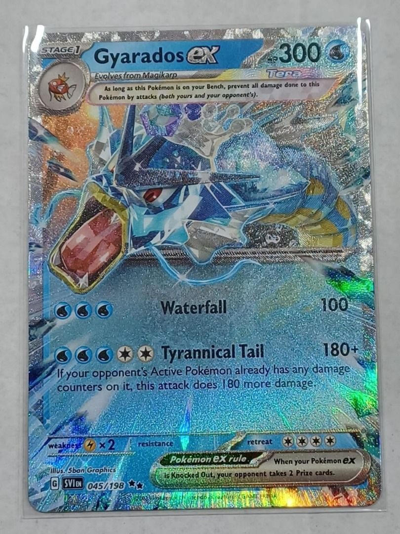 Pokemon TCG Gyarados ex - 045/198 - Ultra Rare, Hobbies & Toys, Toys &  Games on Carousell