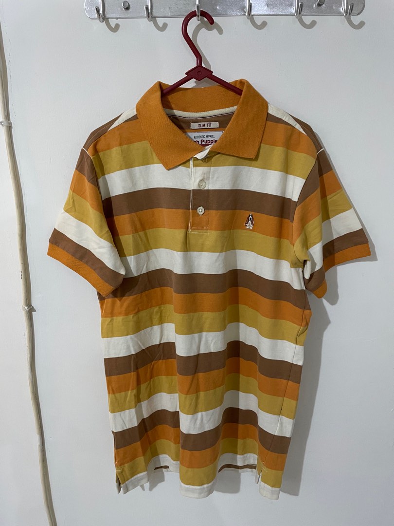 Polo shirt hush puppies slim fit on Carousell