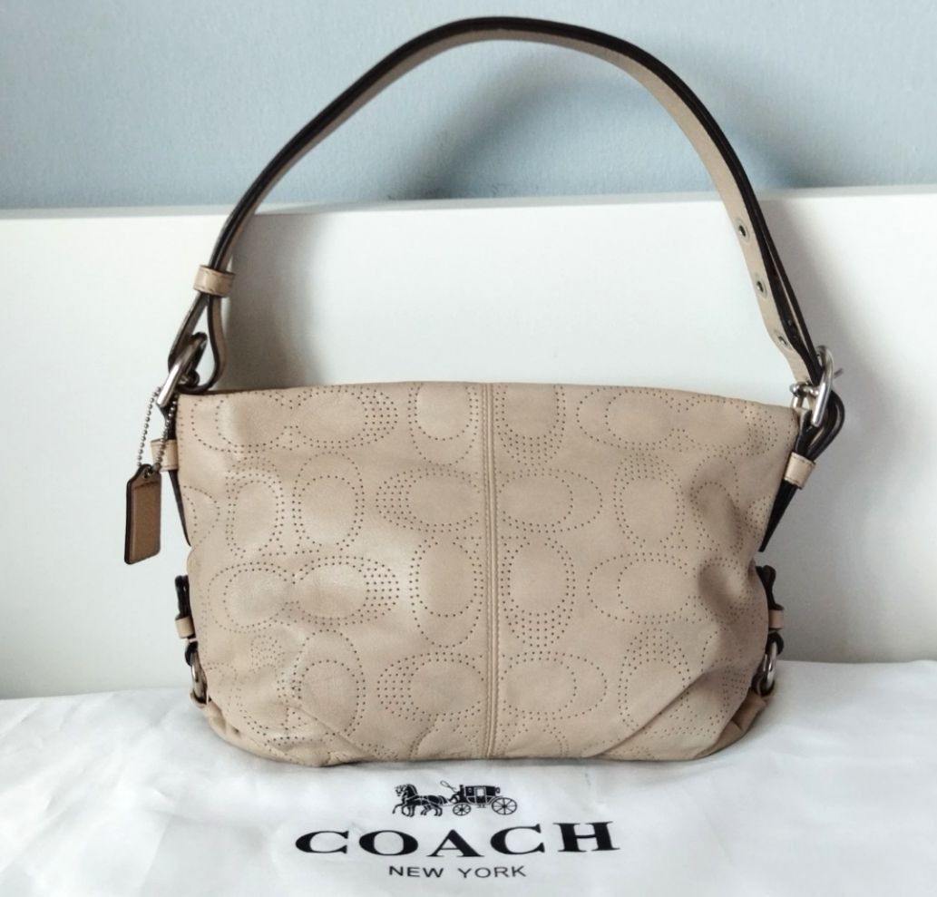 Coach leather duffle shoulder bag new arrivals